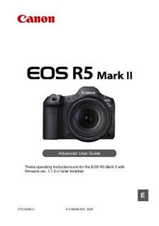 Canon EOS R5 Mark II manual. Camera Instructions.